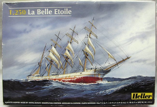 Heller 1/250 La Belle Etoile Clipper Ship, 80611 plastic model kit